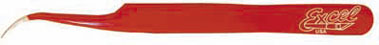 Dollhouse miniature SLANT POINT TWEEZERS, RED